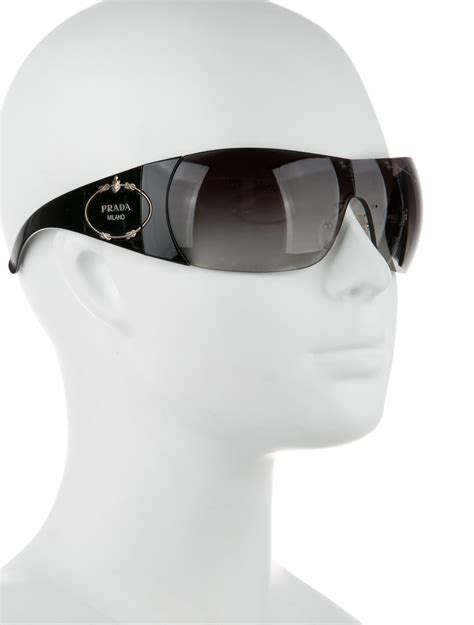 shield Prada sunglasses men